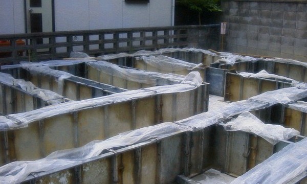 基礎立上り作業工程