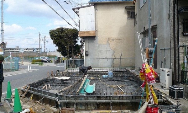 基礎配筋工事