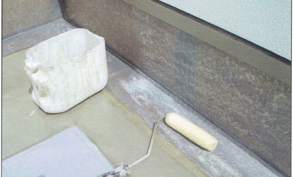 二次プライマー塗布 二次プライマー塗布