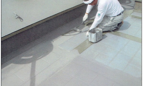 トップコート1回目塗布 トップコート1回目塗布