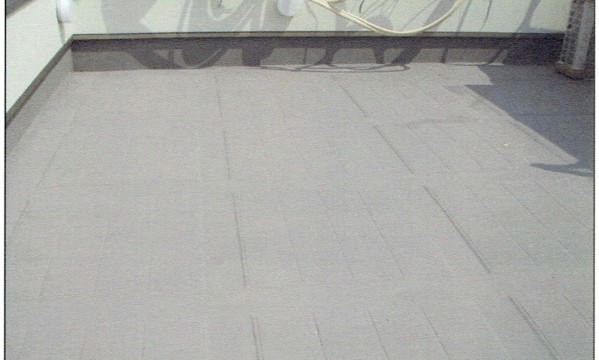 トップコート1回目塗布完了 トップコート1回目塗布完了