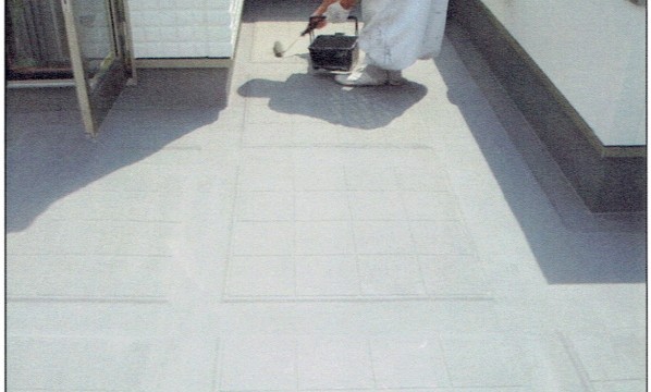 トップコート2回目塗布 トップコート2回目塗布