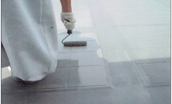 トップコート2回目塗布 トップコート2回目塗布