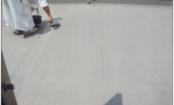 トップコート2回目塗布 トップコート2回目塗布